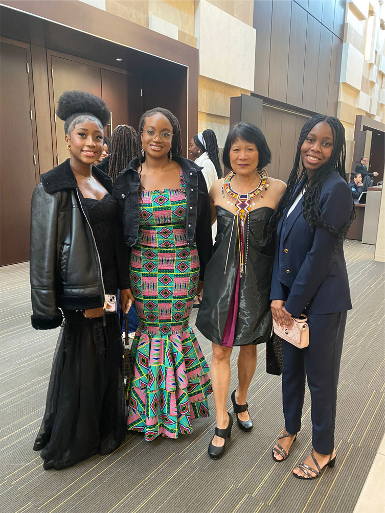 LBD students with Mayor Olivia Chow