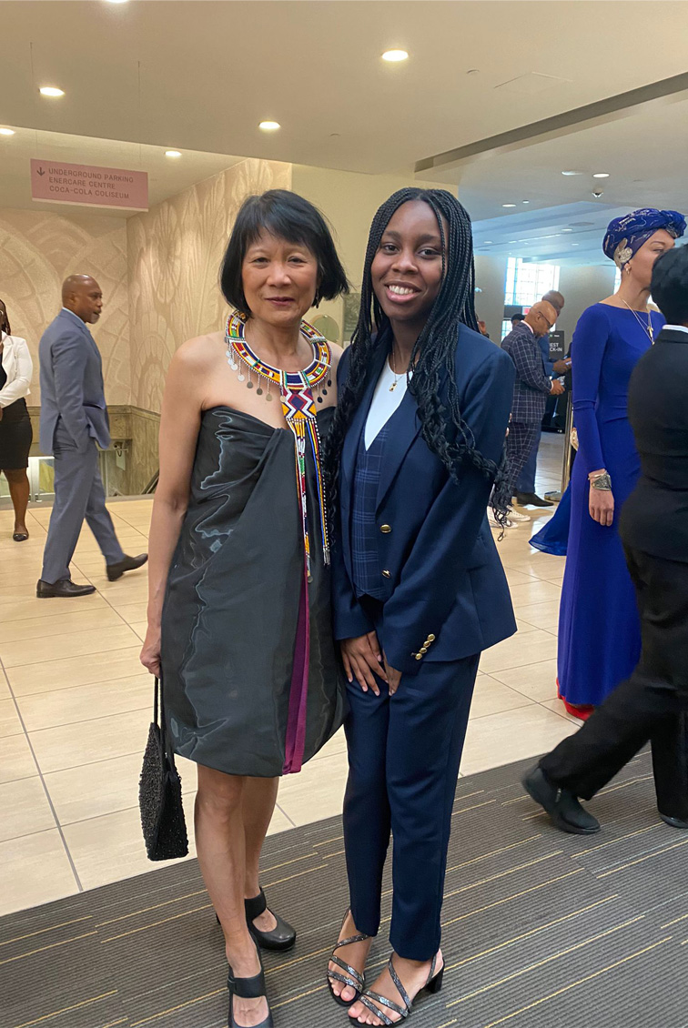 Marley Grubb with Toronto Mayor Olivia Chow